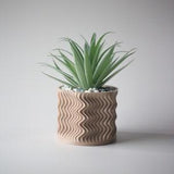 3D Printed Planter With Drainage - Succulent Planter | Orchid Pot | Plant Lover Gift