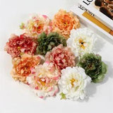 5pcs 12CM Peony Artificial Flowers Bulk Big Peonies Flowers For Wedding...