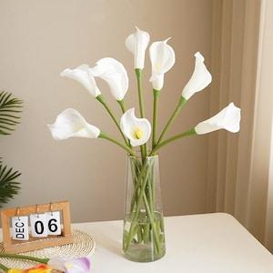 26.3inch! Real Touch Calla Lily, White Calla lily, Real Touch Flowers, Wedding Centerpieces, Table Centerpieces, Home Decor, Gift