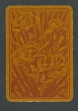 EW214 Swap Playing Cards 1 VINT ENG WIDE STEMS OF CARNATIONS & FOLIAGE PRE 1900