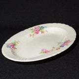 MYOTT Bone China small platter serving plate 8 1/2" underplate Vintage England floral bouquet pink roses art deco