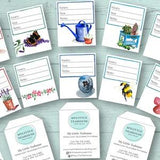 Editable Seed Packets, Printable Seed Envelopes, Seed Exchange Template, Promotional Seed Gift for Clients
