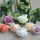 14colors-Real Touch Faux Roses, DIY Florals Supply | Wedding/Home/Kitchen Decoration | Gifts, DIY Bouquets/Centerpiece, multi colors