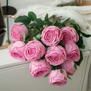Beautiful Real Touch Latex Flower | Rose Bouquet | Realistic High Quality Flower | Home/Wedding Decoration | DIY Flower | Gift Bouquet