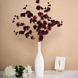 2 BURGUNDY 42" Stem SILK ARTIFICIAL Carnation FLOWERS Sprays Wedding Supplies