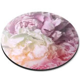Round Mouse Mat Vintage Peony Flowers #52376