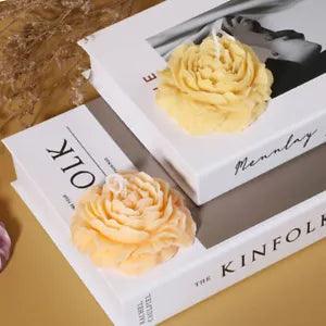 DIY Big Peony Flower Candle Silicone Mold Candle Making Crafts Baking Molds BA