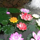 5 Pcs Lily Pads Ponds Diwali Decorations Pool Decor Artificial Flower
