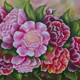 Peony Flowers Painting, bouquet peony flowers oil, Pink peonies wall art, flower wall d¡§?cor, Oil Painting On Canvas, canvas original art