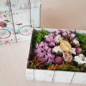 Everlasting Flower for Virgin Mary, Handcrafted Flower gift, Dried Flowers, Anniversary, Gifts for her, Birthday gift, Christmas gift,