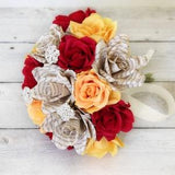 Custom book paper flower bouquet, book page flowers. I make custom wedding sets - let's make something unique and beautiful together