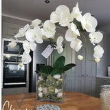 Chaya Real Touch Tall Faux Orchid and moss floral display