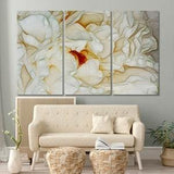 Peony Petals | White Cream O'Keeffe Style Abstract Forms Art, Soft Beige Abstract Art, Pastel Contemporary Art, White Beige Pastel Art