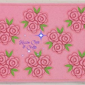 Rose Bouquet Feltie Sheet