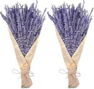 Dried Lavender Bundles, Uieke Natural Dried Lavender Flowers 280-300 Stems 16??? 2
