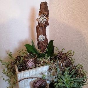 Orchids & plants decoration/skewer of pearl flowers