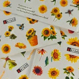 Sun Flower Water Nail Decals -  Sunflower Nails - Sunflower Nail Stickers - 5 Sheets