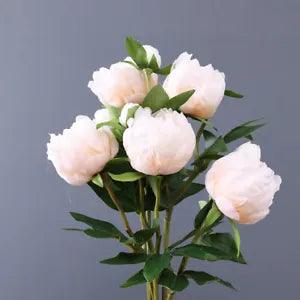 1Pc Artificial Flowers Bouquet Beautiful Silk Peony Wedding Home Table...