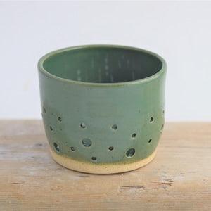 Orchid Pot, Handmade Pottery Orchid Pot, Stoneware Orchid Pot, Air Plant Pot, Handmade Home Decor, Wheel Thrown Pottery, Handmade gift