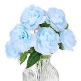 Peonies Artificial Flowers, Fake Peonies Artificial Peony Home Decor, Blue