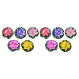 10pcs fake flowers Artificial Lily Pads Artificial Plants Flowers