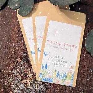 Fairy Seeds - Premium Wildflower Seed Packets with Eco-Glitter!
