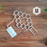 Honeycomb Indoor Houseplant Trellis, Indoor Plant Support, Trellis For Climbing Plants, M Size, White Trellis, 3D Printed