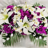 Tiger Lily Fuchsia Rose Cemetery Saddle