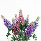 Lupins, decorative flowers, beaded flowers, beaded bouquet, lupins bouquet, French beaded flower, wild lupins, wildflowers, Texas lupins