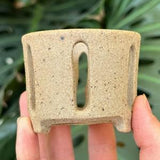 Unglazed Micro Mini Orchid Planter Pot with Holes