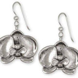 Orchid Jewelry Sterling Silver Orchid Earrings Handmade Flower Jewelry OR1-E