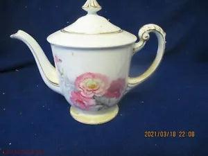 SANGO CHINA TEAPOT COFFEE POT JAPAN HAND PAINTED CHINA CARNATION FLOWER
