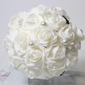 Fast Shipping!! Foam Rose Bouquet, Wedding Bouquet, Bridal Bouquet, Rose Bouquet
