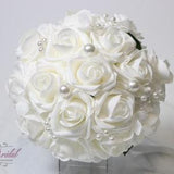 Fast Shipping!! Foam Rose Bouquet, Wedding Bouquet, Bridal Bouquet, Rose Bouquet