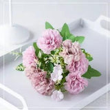 Carnation Simulation Bouquet Mother's Day Gift Party Decor Artificial Flowers