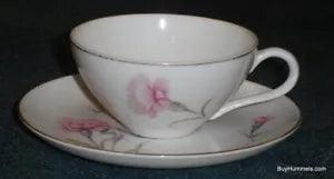 ROYAL COURT PINK CARNATION FINE CHINA JAPAN COFFEE OR TEA CUP AND SAUCER SET