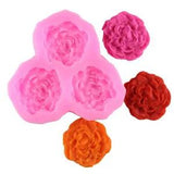 Peony Flower Silicone Molds Cupcake Topper Fondant Cake Resin Moulds Soap Mou~'