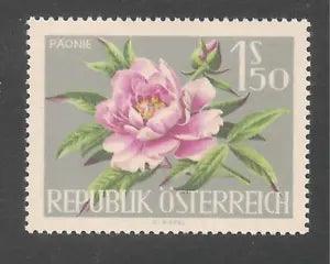 Austria #720 (A228) VF MINT LH - 1964 1.50s Peony Flower