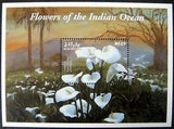 2000 MNH MALDIVES FLOWERS OF THE INDIAN OCEAN CALLA LILY SOUVENIR SHEET STAMPS