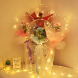 LED Luminous Light Balloon Rose Flower Bouquet Valentine's Day Decor
