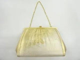 6859173: JAPANESE KIMONO / VINTAGE BAG / WOVEN PEONY & FLOWER