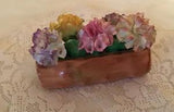 Coalport Bone China Flowers In a Log Carnations AD1750