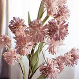 Mauve Pink Beautiful Foam Pom Pom Spray, Artificial Flowers 35'' Tall, Wedding Flowers, Bouquet, Centerpieces, Arrangements