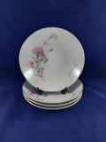 ROYAL COURT CARNATION FINE CHINA  JAPAN 4 COUPE SOUP BOWLS 7"DIAMETER. BEAUTIFUL