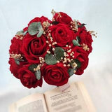red roses bouquet wedding bride bouquet