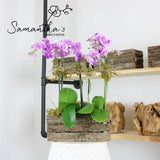 Hand-Crafted|Wood Planter|Wooden Box| Centerpiece|Storage|Box Rustic|Garden|Home Decor|Flower|Orchid Pot| Vase| Rectangle Planter