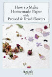 How to Make Handmade Paper with Pressed Flowers and Dried Flowers Flower Delivery