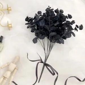 Simulation Black Eucalyptus Leaf Fake New Flower Simple  home Decoration
