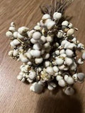 White Tallow Berries Bunch Dried Floral Christmas Wedding Bouquet