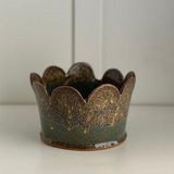 Jim Mulfinger Handmade Crown Bowl, Studio Pottery, Unique Planter